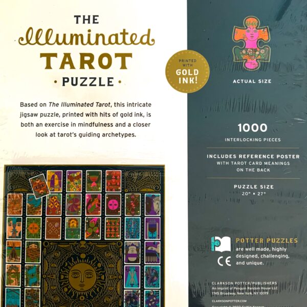 Illuminated Tarot Puzzle, The: A Meditative 1000-Piece Jigsaw Puzzle: Jigsaw Puzzles for Adults - The Inspirational Studio