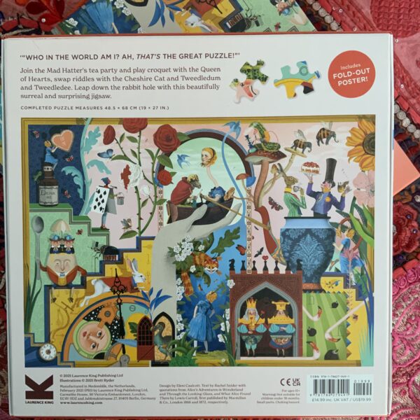 Alice’s Wonderland: A Curiouser and Curiouser Jigsaw Puzzle - The Inspirational Studio