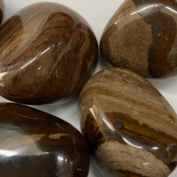 Chocolate Jasper -Tumbled - The Inspirational Studio 