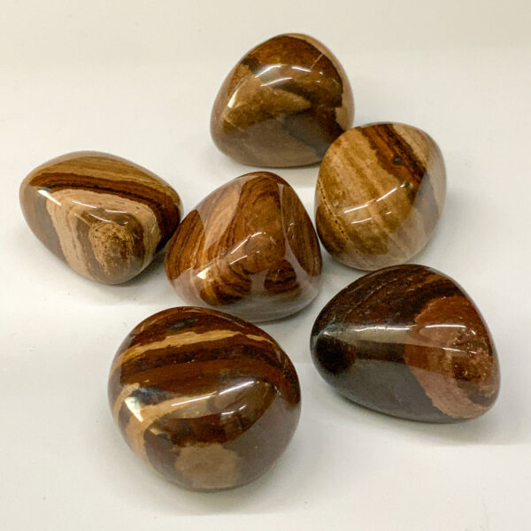 Chocolate Jasper -Tumbled - The Inspirational Studio 