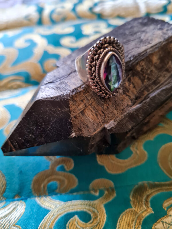 Sterling silver MYSTIC TOPAZ ring – size 8 - The Inspirational Studio 