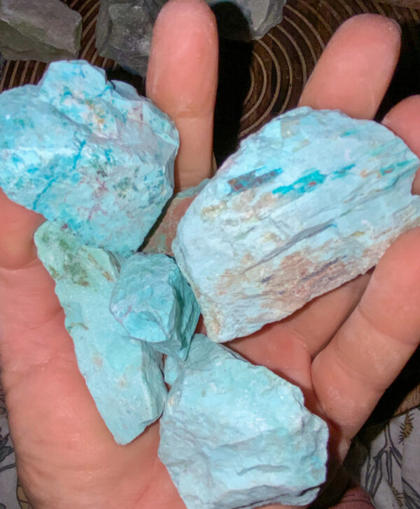 Amazonite Raw Chunk – each - The Inspirational Studio 