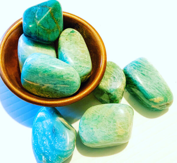 Amazonite Tumbled – each - The Inspirational Studio 