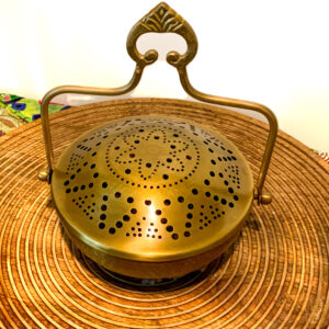BRASS INCENSE / SMUDGE / RESIN BURNER with handle - The Inspirational Studio 