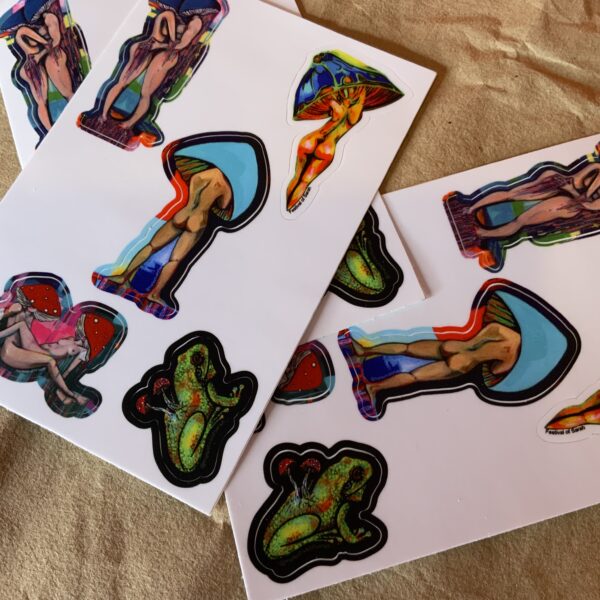 Sticker Sheet - 5 x KISS cut stickers - Image 4