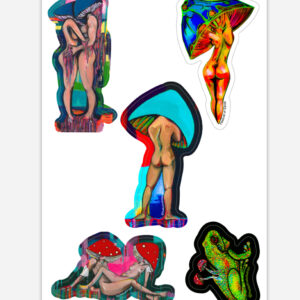 Sticker Sheet - 5 x KISS cut stickers