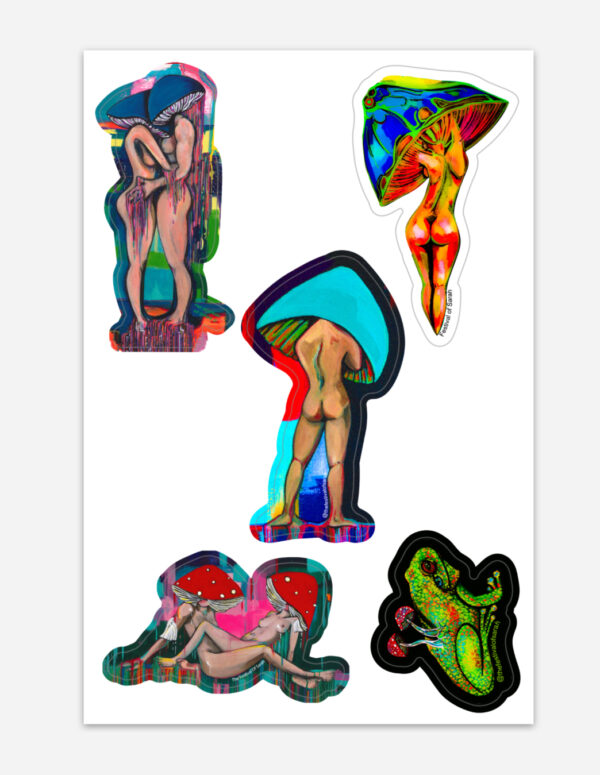 Sticker Sheet - 5 x KISS cut stickers
